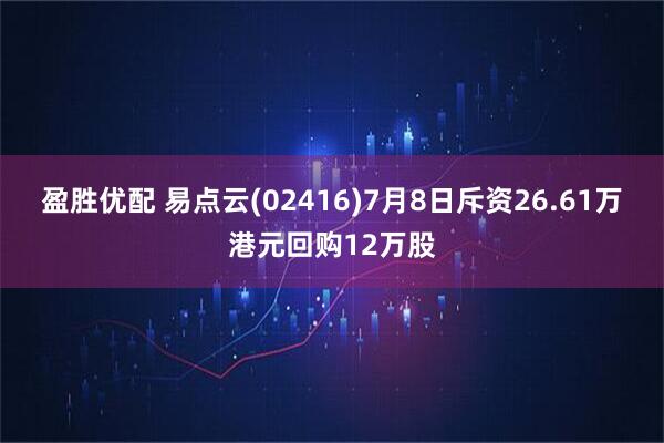 盈胜优配 易点云(02416)7月8日斥资26.61万港元回购12万股