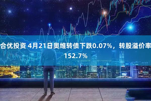 合优投资 4月21日奥维转债下跌0.07%，转股溢价率152.7%